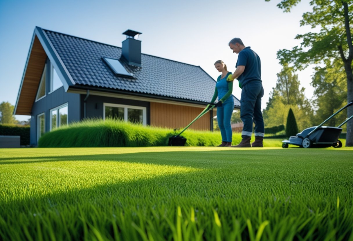 Sådan får du en sund græsplæne og et holdbart tag i Hillerød